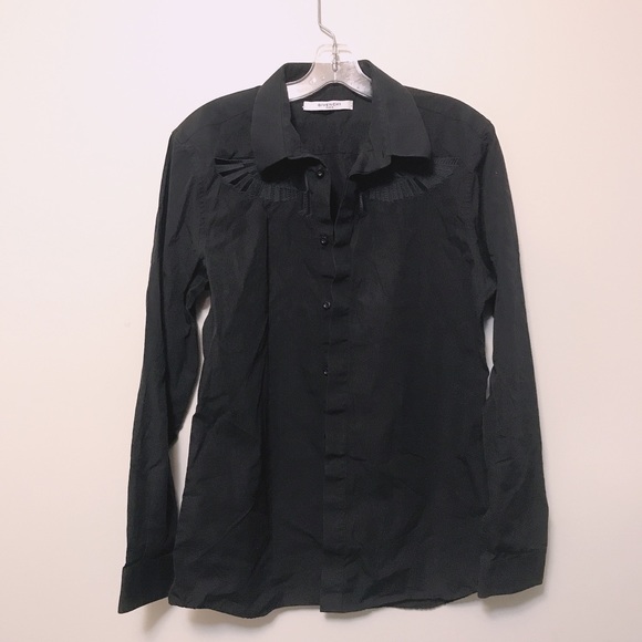 Givenchy Wing Embroidered Long Sleeve Shirt - Picture 3 of 6